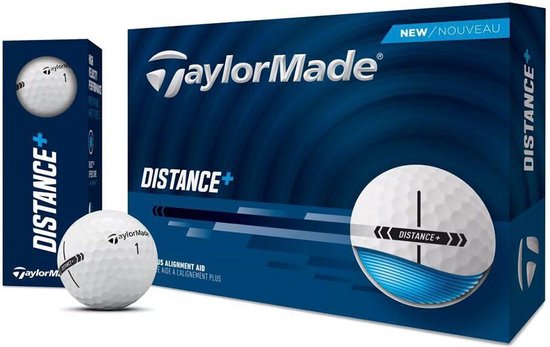 TaylorMade Distance Plus Wit Golfballen (12 stuks) 2025 van TaylorMade — afbeelding 2