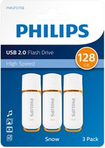 Philips USB Stick | 128 GB | 3-pack | Snow Edition® | USB 2.0 | Voordeelpak