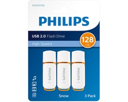 Philips USB Stick | 128 GB | 3-pack | Snow Edition® | USB 2.0 | Voordeelpak