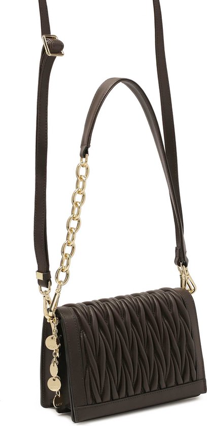 Brown - Handcrafted Quilted Handbag 29