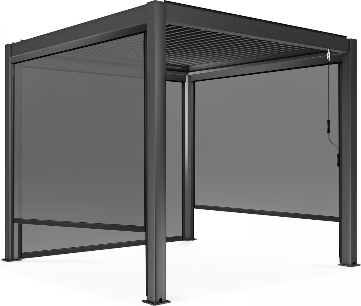 Oviala - Bioklimatische pergola van 3x3m en 3 zonneschermen van 266 x 234m - Athenes