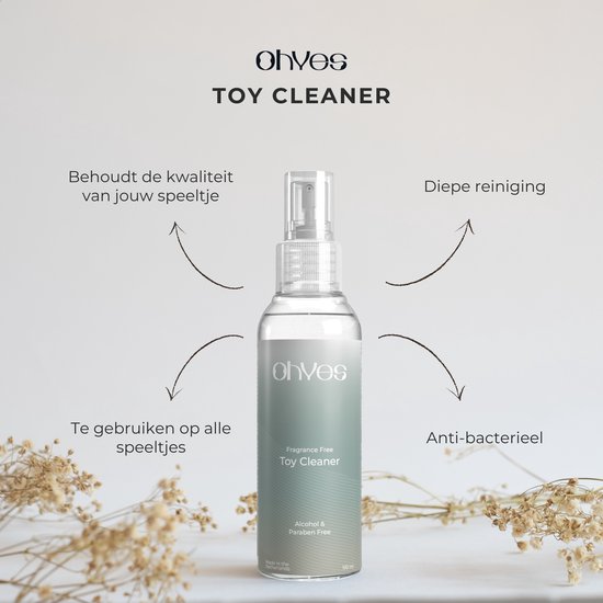 OHYES Toy Cleaner - De Toycleaner voor jouw seksspeeltjes - Ongeparfumeerde reiniger - 100ml