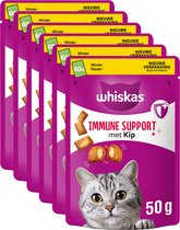 Bol.com Whiskas Kattensnoepjes - Immune Support Snacks- 6x50g aanbieding