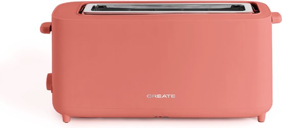 CREATE- Broodrooster 950W, Met veiligheidssysteem, Zes vermogensstanden- TOAST STUDIO XL