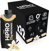 Danone HiPRO Eiwitshake – Vanille – 25g Proteïne – 32 x 330ml – Lactosevrij