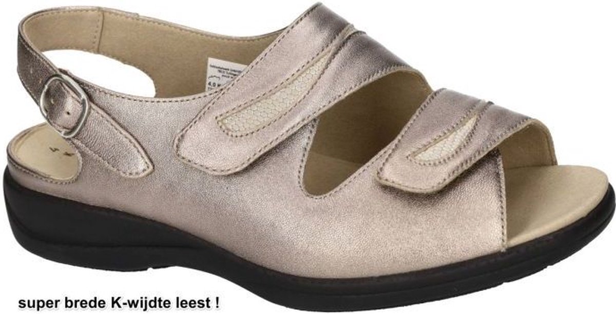 Solidus -Dames - brons - sandalen - maat 36.5