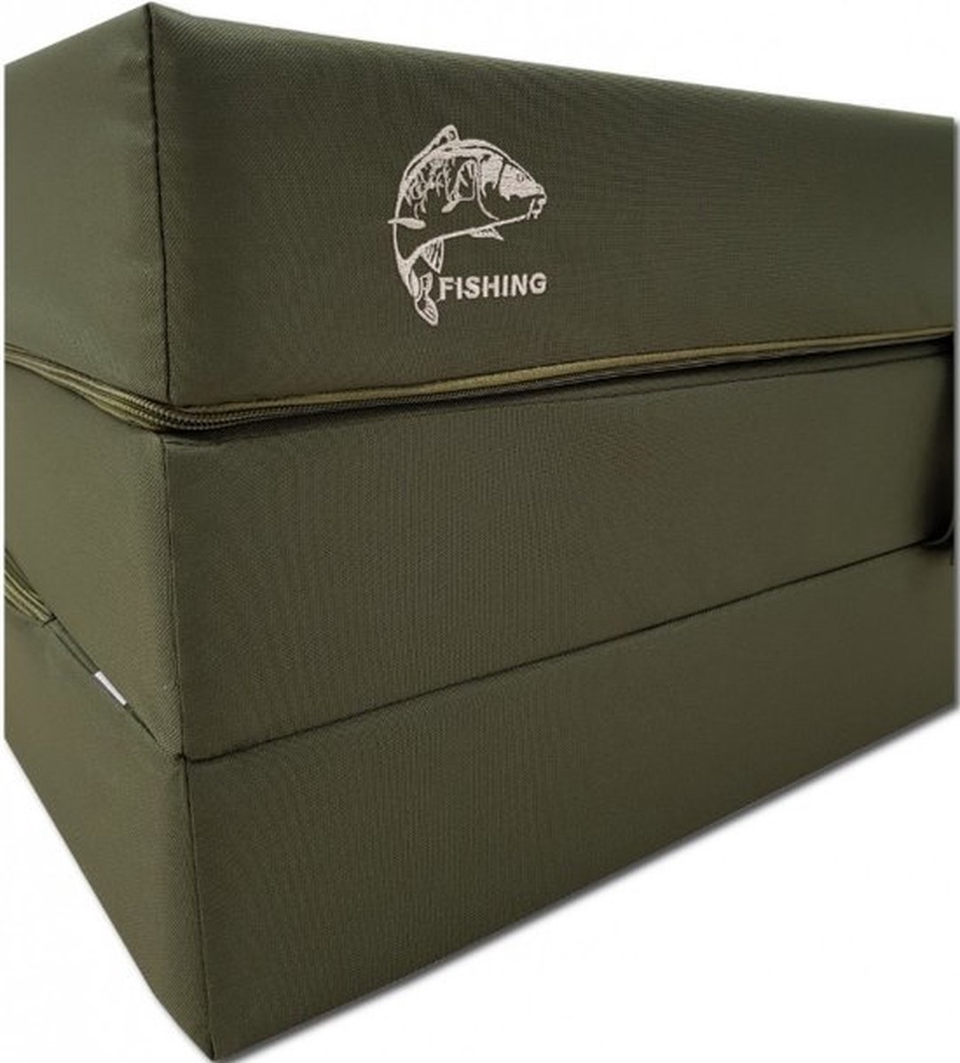 Viking Choice Opvouwbaar Logeermatras - Camping Matras - Veld Matras - 80 x 200 x 10 cm - Donker Groen