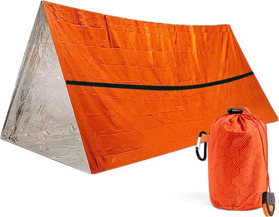 YONO Noodtent - Survival Tent - Outdoor Accessoires Noodpakket - Oranje