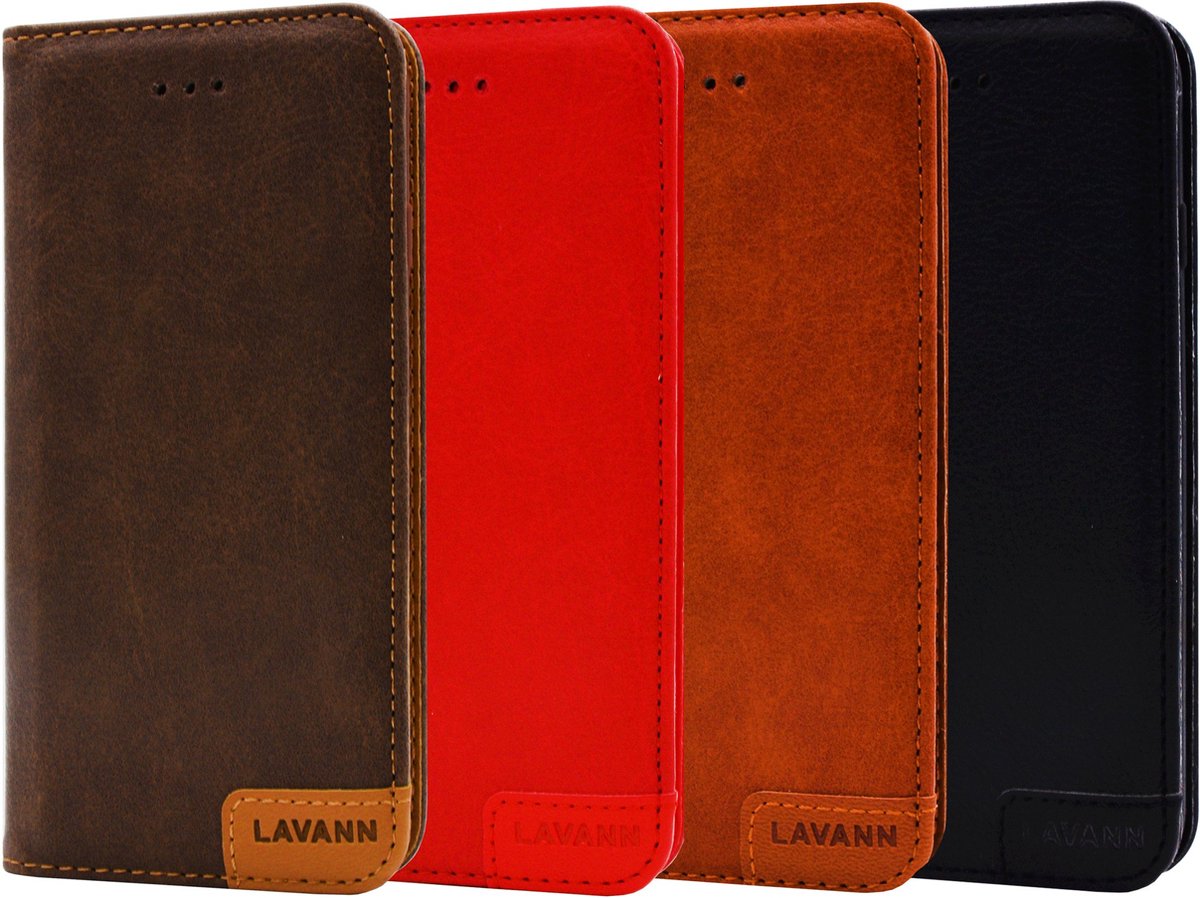 Leather Bookcase geschikt voor iPhone 13 Mini