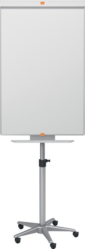 Foto: Nobo impression pro stalen mobiele flipover in hoogte verstelbaar inclusief marker wit