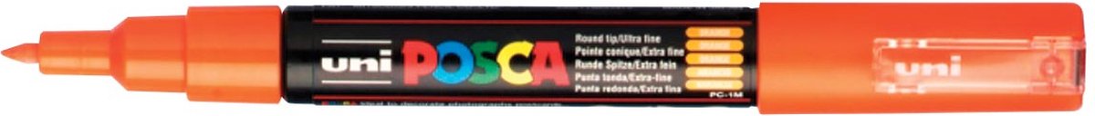 Uni POSCA paintmarker PC-1MC, 0,7 - 1 mm, oranje 6 stuks