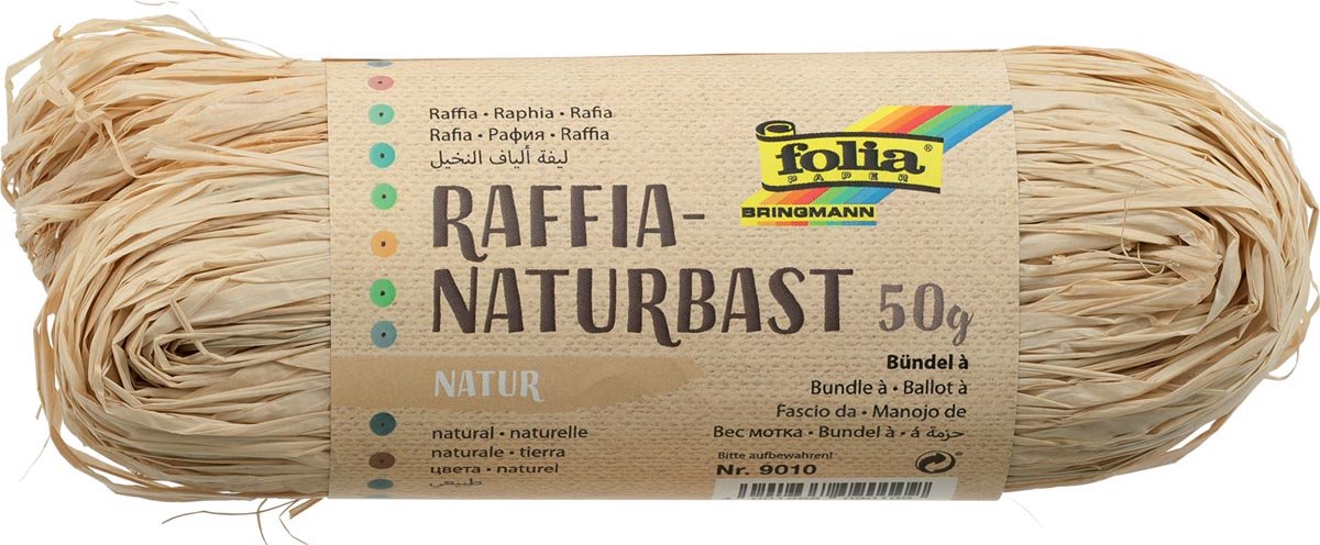 Folia raffia naturel 10 stuks