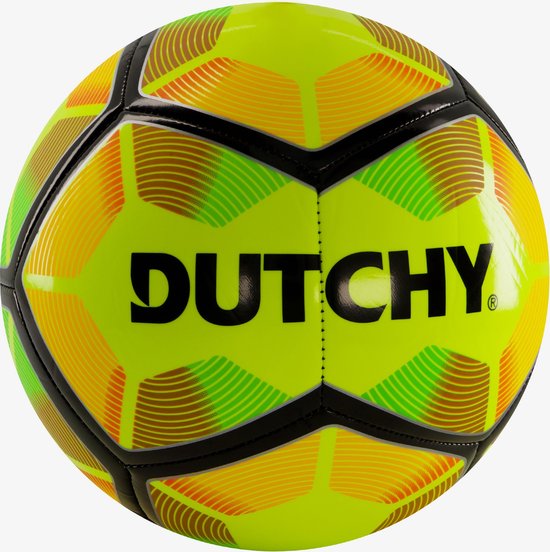 Dutchy voetbal geel als cadeau voor kleuter