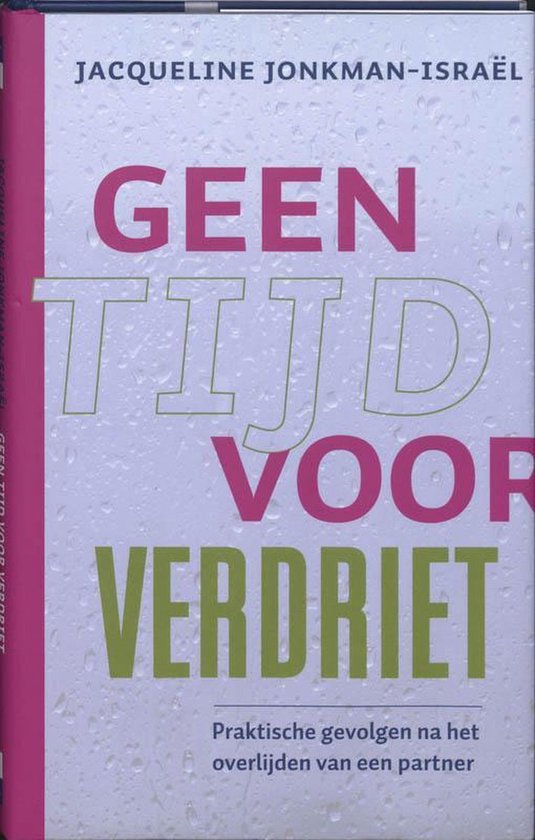 Geen tijd voor verdriet - cover