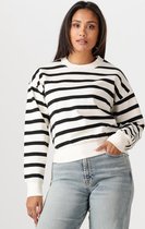 Minus Estella Sweat Truien & vesten Dames - Sweater - Hoodie - Vest- Zwart - Maat XXL