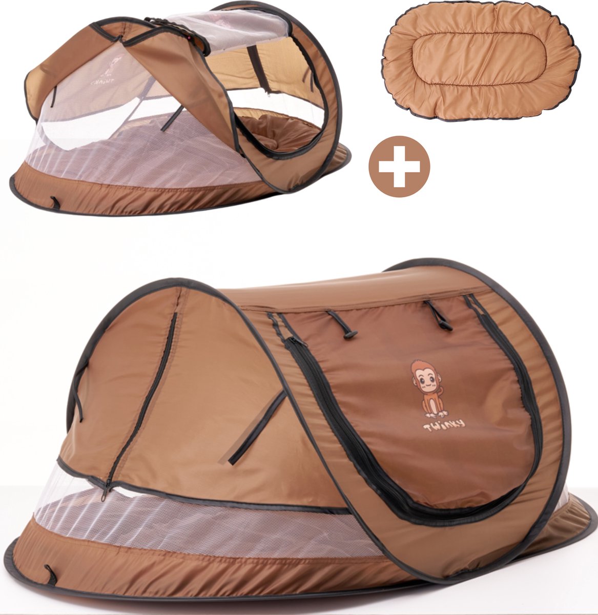 Twinky Campingbedje XL met matras