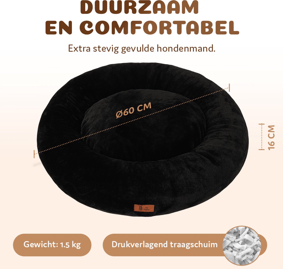 Pet Perfect - Orthopedische Hondenmand thumbnail 4
