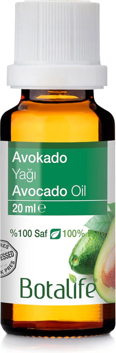 Botalife - Avocado Olie - Koudgeperste Olie - 100% Puur & Bio - Avocado Oil - 20 ml