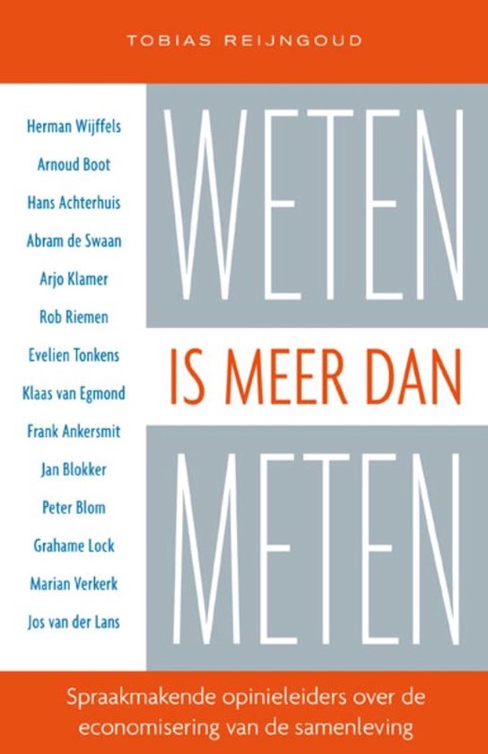Weten is meer dan meten
