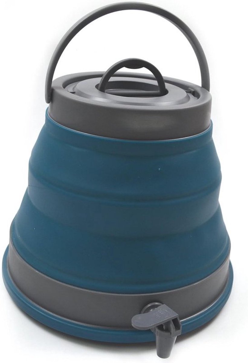 125L opvouwbare watercontainer - draagbare wateropslag voor kamperen, wandelen, klimmen en backpacken - noodkubus (diepblauw)