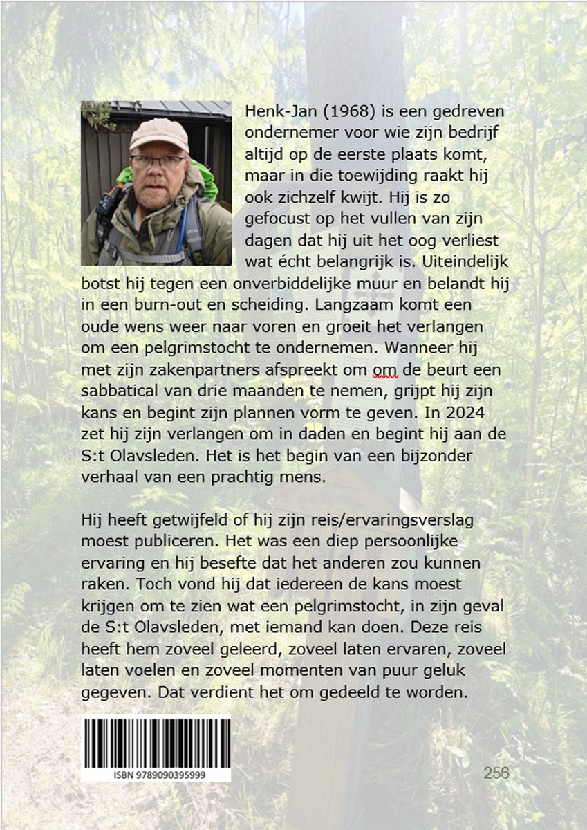 Een Pad Naar Binnen: Mijn Pelgrimstocht op de S:t Olavsleden - back cover