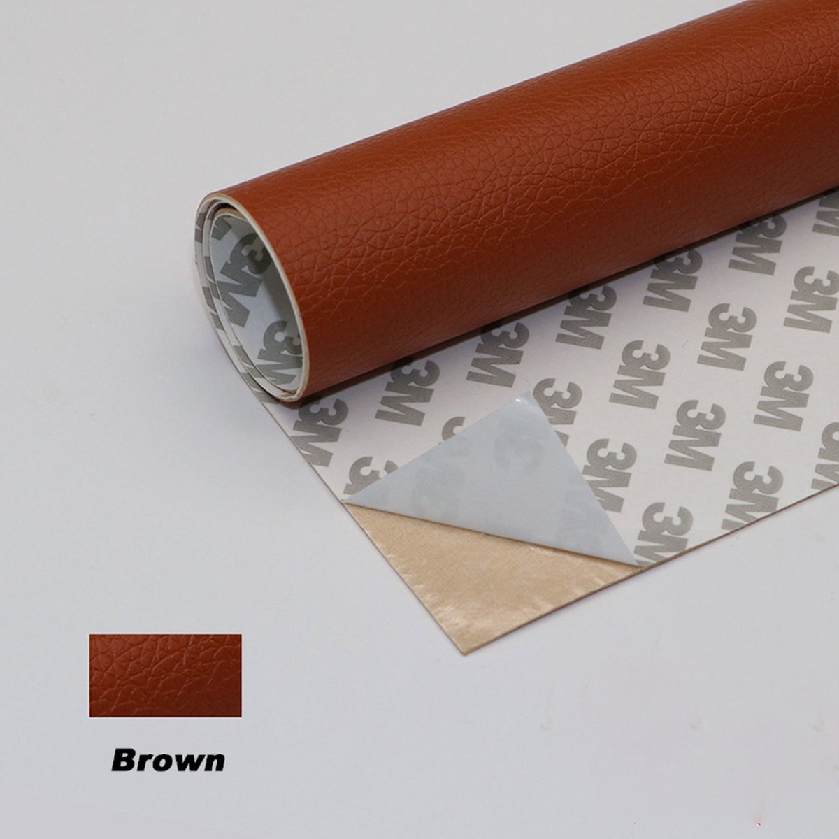 INYEEXUP Zelfklevend Kunstleer Zwart 43 X 300 Cm - Waterdicht Reparatiemateriaal