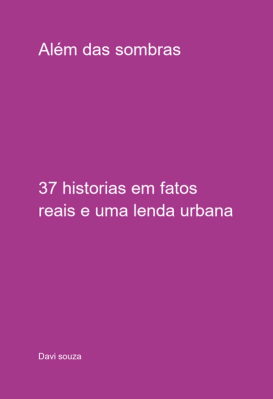 Além Das Sombras - cover