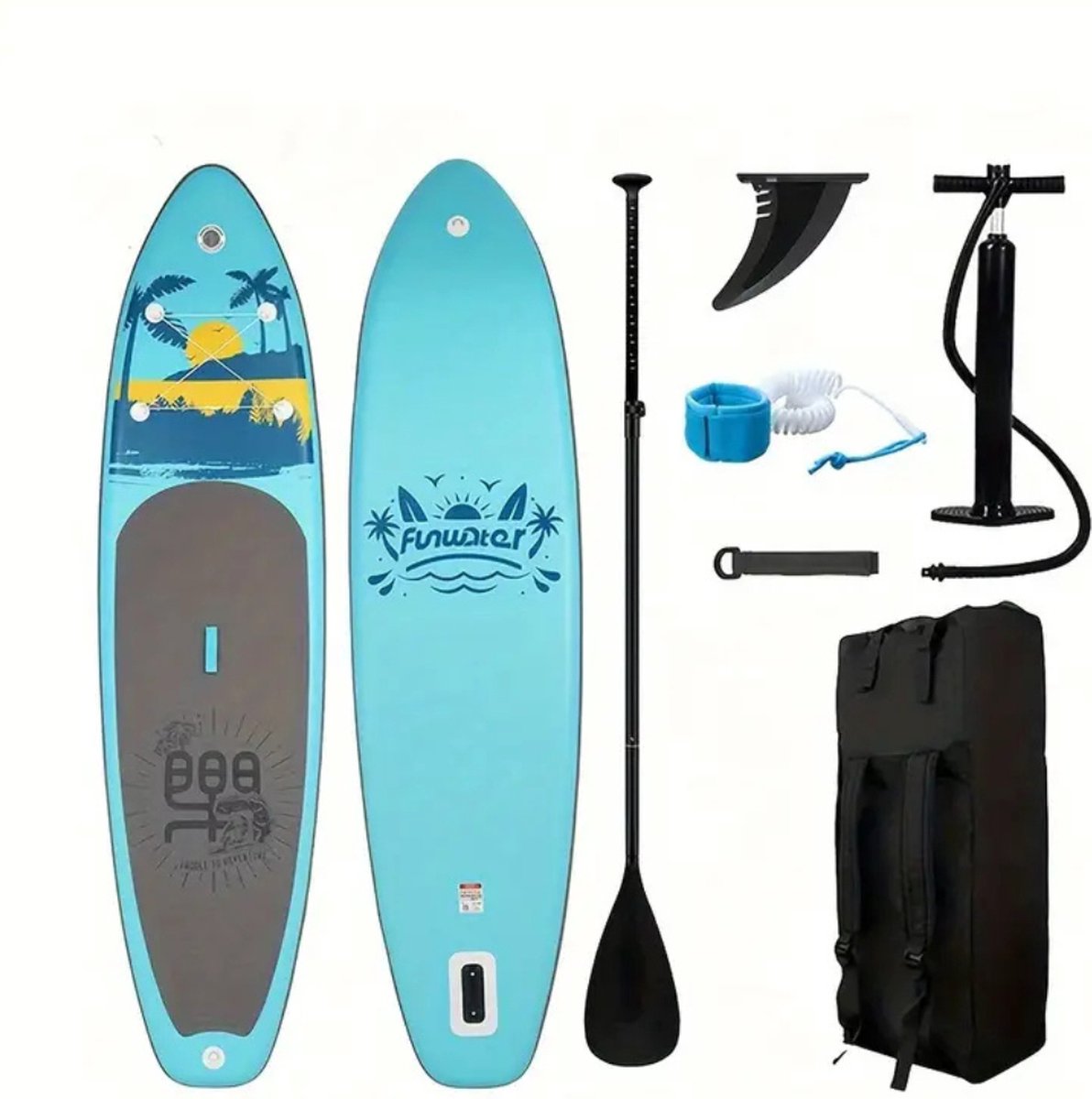 Nivard Sup Board - Opblaasbaar - Supboard - Sup Boards - Paddle - Kayak - Blauw - 335cm