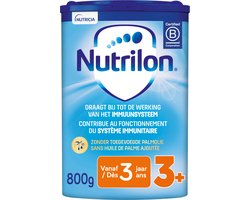 Nutrilon 3+ – Peuter Groeimelk Kinderen Vanaf 3 jaar – Babymelk in Poeder voor Flesvoeding – Blik 800g