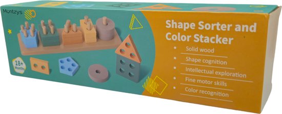 Montzys® Puzzle Montessori - Jouets pour enfants Bébé - Jouets Éducatif - Puzzles pour Enfants à partir de 2 / 3 / 4 ans