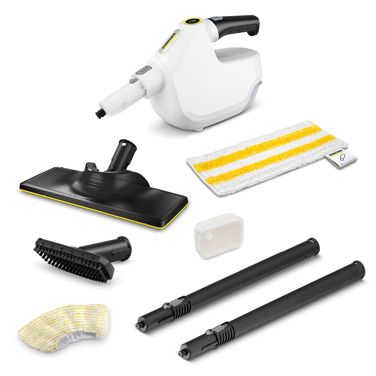 Kärcher SC 1 Multi & Up Stoomreiniger - 4-in-1 stoomreiniger - Opwarmtijd 30 sec. - 1300 W - Oppervlakteprestatie 30 m² - Reservoir 200 ml