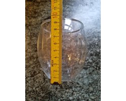 XL Thee koffie mok - dubbelwandig glas - 10 x 10 cm - 400 ml
