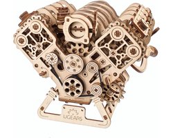 UGEARS Houten 3D Model - V8 Engine