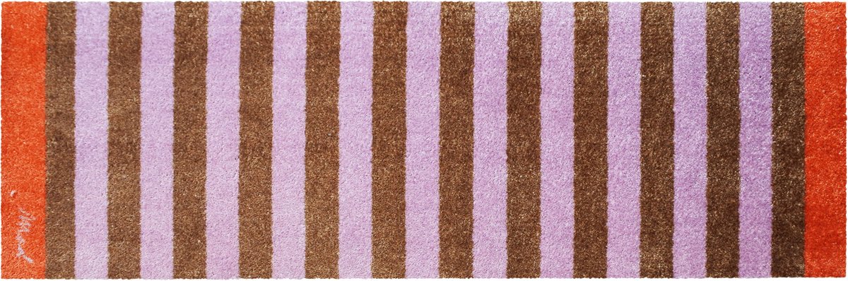 Mad About Mats DELLY - deurmat - badmat - droogloop/touch - wasbaar - 50x150cm - 100% recycleerbaar Bruin