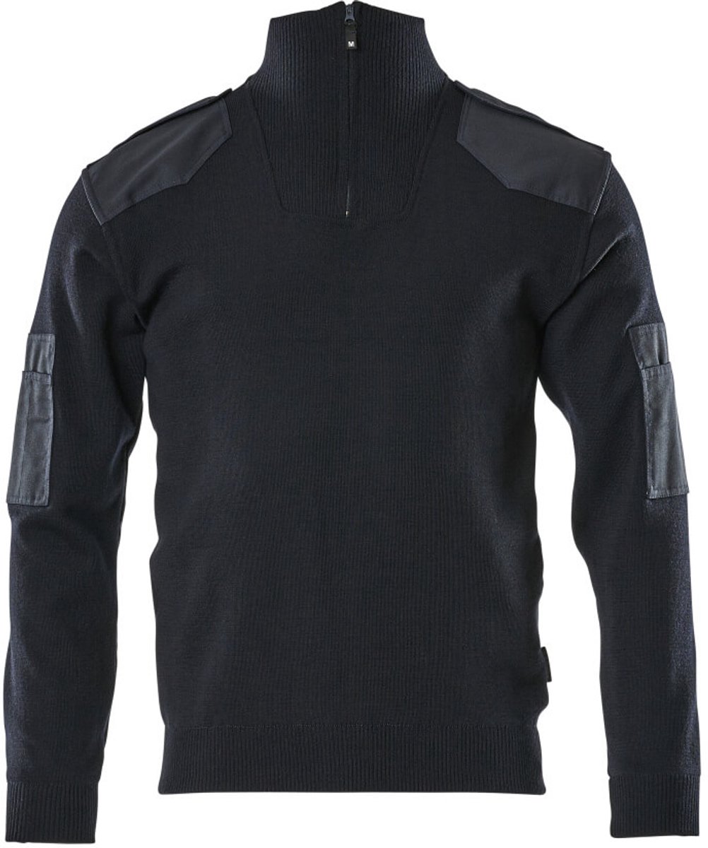 Mascot Frontline Gebreide trui met korte rits 17205-939 - donkermarine - 2XL