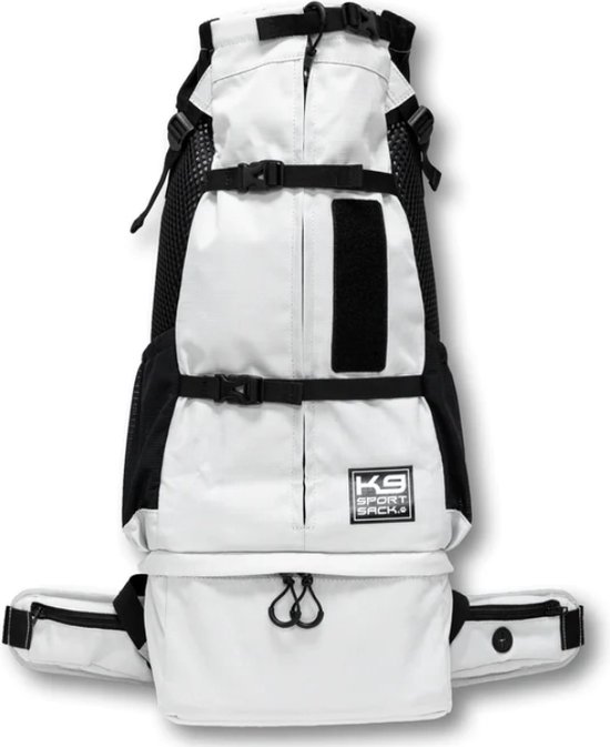 K9 Sport Sack Knavigate - LARGE - Lichtgrijs - Hondenrugzak - draagtas