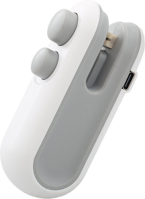 Mini zakjes sealer oplaadbaar 2-in-1