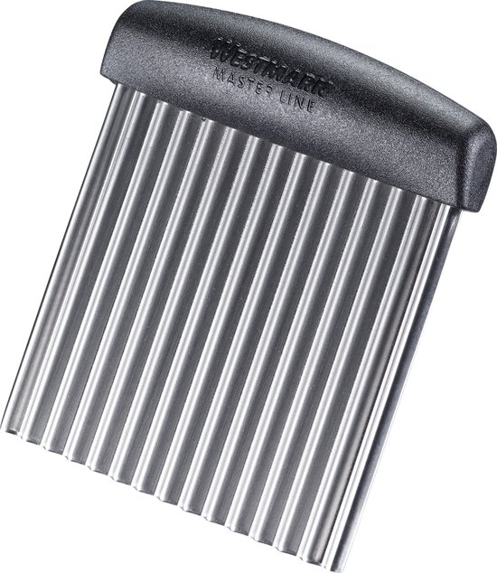Westmark Crinkle Cutter Master Line – Coupe-légumes coloré de haute qualité pour couper et façonner facilement les fruits, les légumes ou le pain – Acier inoxydable