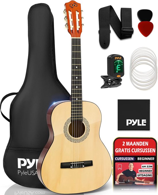 Parlour Linkshandige Akoestische Gitaar & Accessoireset Van Gear4music Natuurlijk