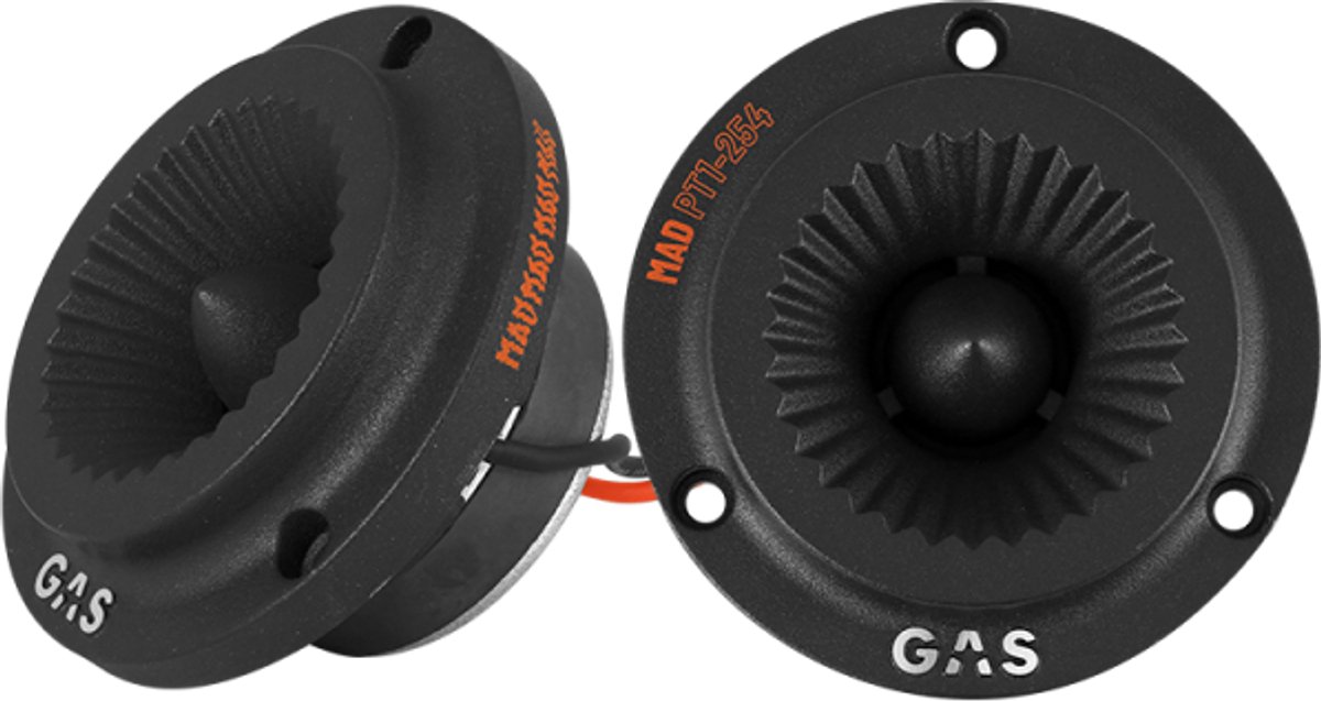 Gas Audio Power Gas Mad Level 1 Horn Tweeter 1 voor Auto Geluidssystemen en Hoogwaardige Geluidskwaliteit
