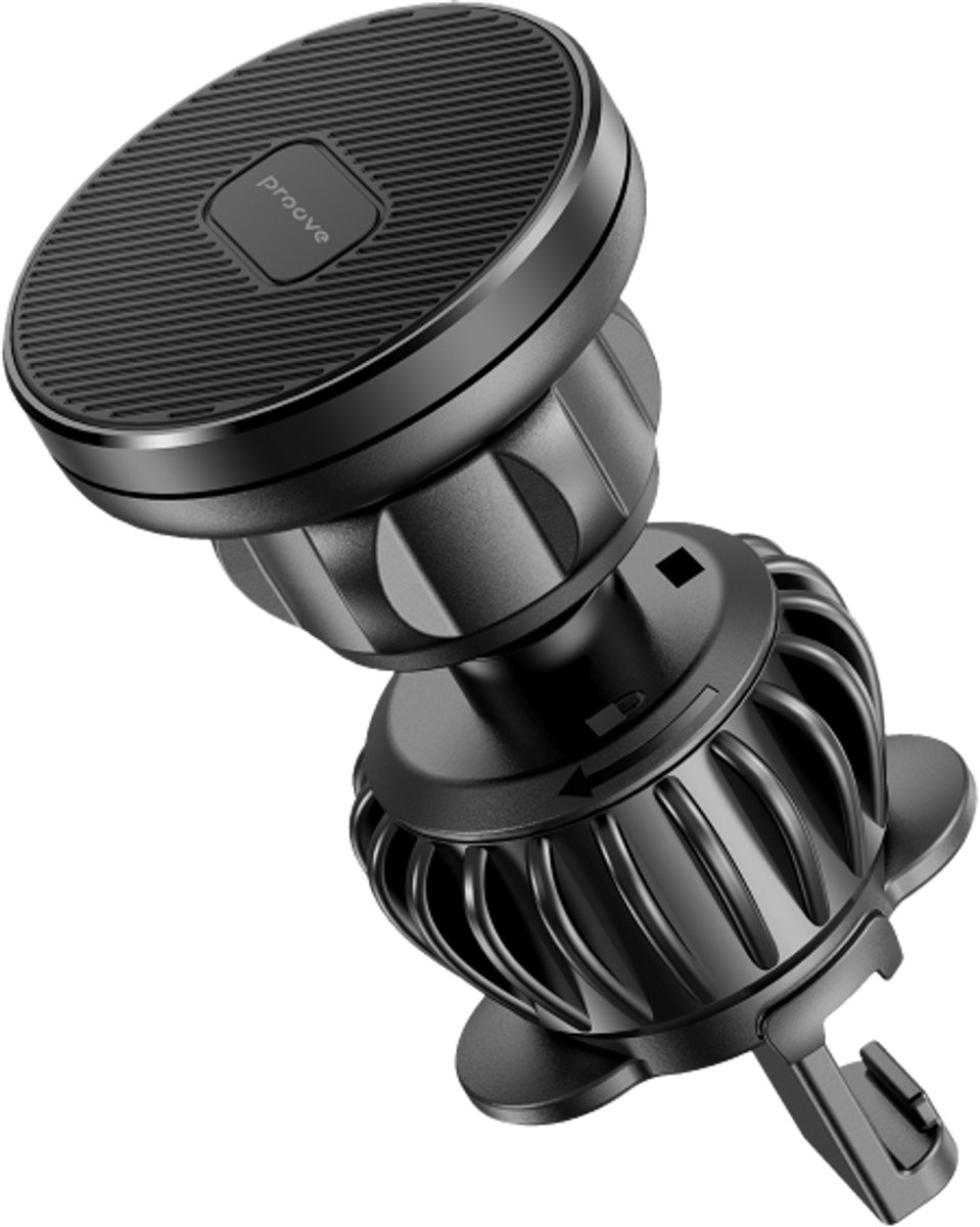 Proove Telefoonhouder Basic Pro Magnetische Bevestiging Ventilatierooster Zwart 360° Draaibaar Geschikt voor Smartphones 4.7-6.9 Inch