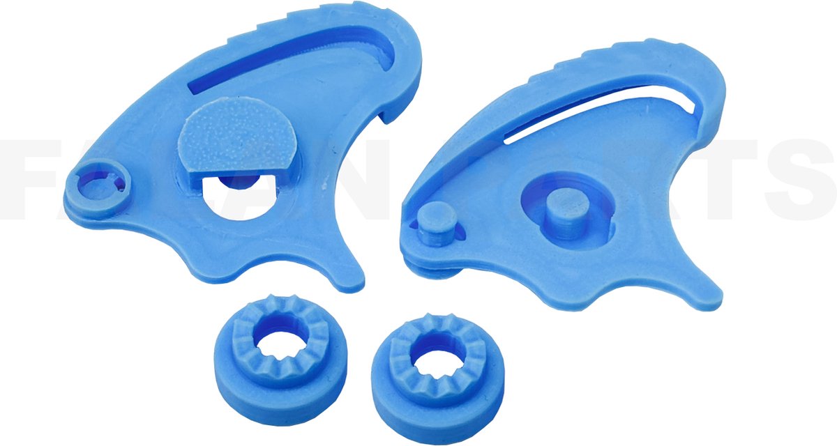 Helm Oortjes Set Licht Blauw Voor Roof Boxer Helm