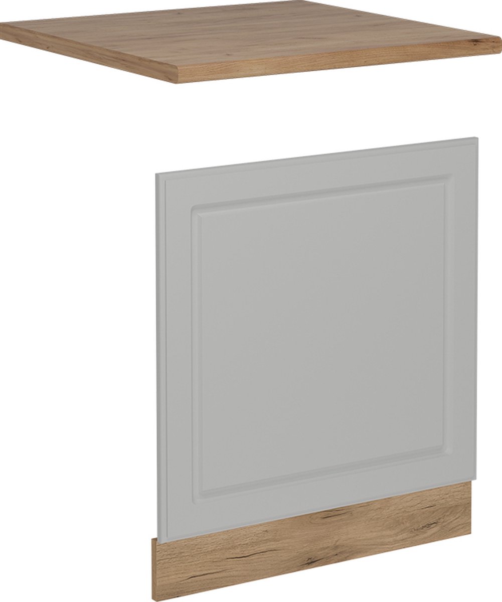 Vicco R-Line Voorpaneel vaatwasser – 60 cm, WB Eik Wit Landhuis