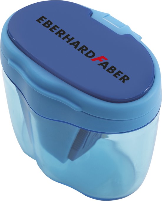 Eberhard Faber puntenslijper - 3-gaats - blauw - EF-585149