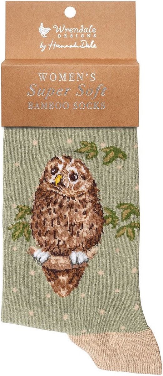 Wrendale Sokken - Uil - 'Treetops' Owl Socks