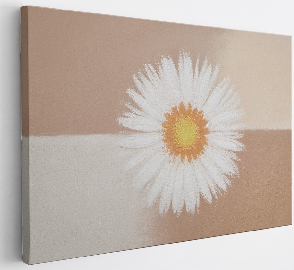 Saammp Canvas Schilderij - Paardebloem - Abstract - 70x50 - Foto op canvas - Wanddecoratie - Muurdecoratie Woonkamer - Slaapkamer decoratie - Canvas Print Multicolor