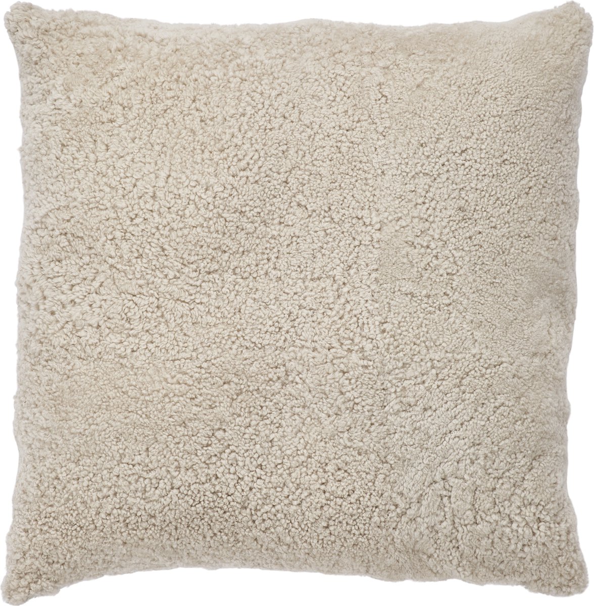 Sheepskin House Maxi Float kussen - Korte Wol - 90x90 cm Pearl