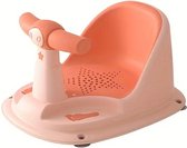 Dutchers.® Badzitje Baby - Baby Douchestoel - Badstoel - Veilig, Stabiel & Comfortabel - Compact & Handig - Voor Overal! - Sterke Zuignappen & Anti-Slip - Baby Badstoel - Baby Bad Hulp - Badring - Zit Rechtop - Ergonomisch - Roze
