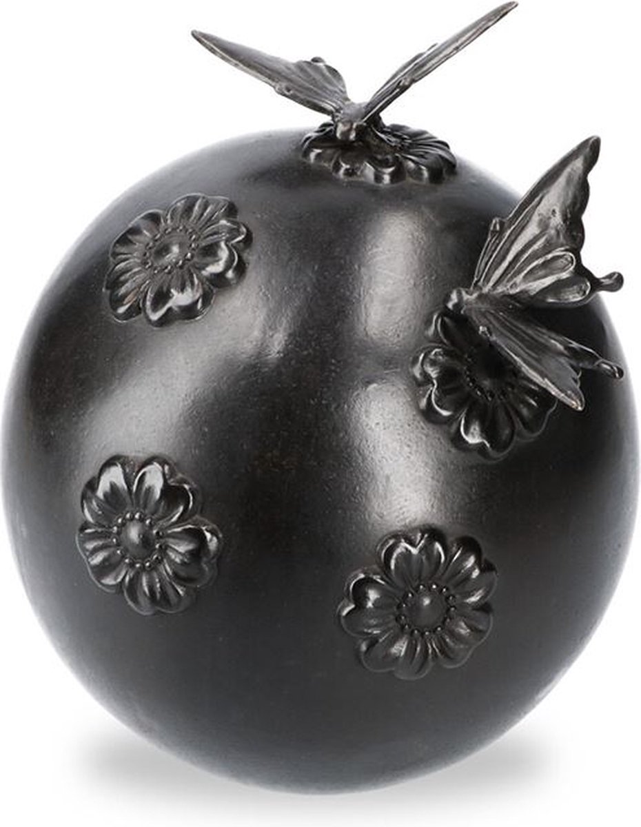 URN 5 VLINDERS EN BLOEMEN/ BRONS / AS URN / BRONZEN URN/ MINI URN