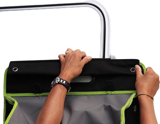 Eurotrail Tentorganizer Oxford Large - Black/Lime van Eurotrail — afbeelding 4